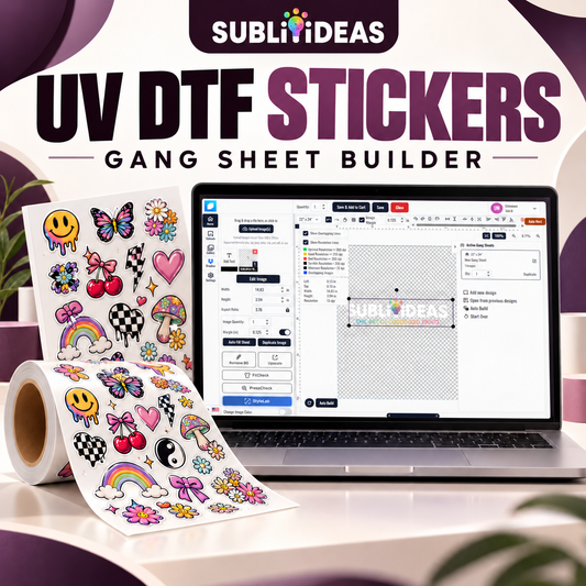 UV DTF Stickers Gang Sheet Builder