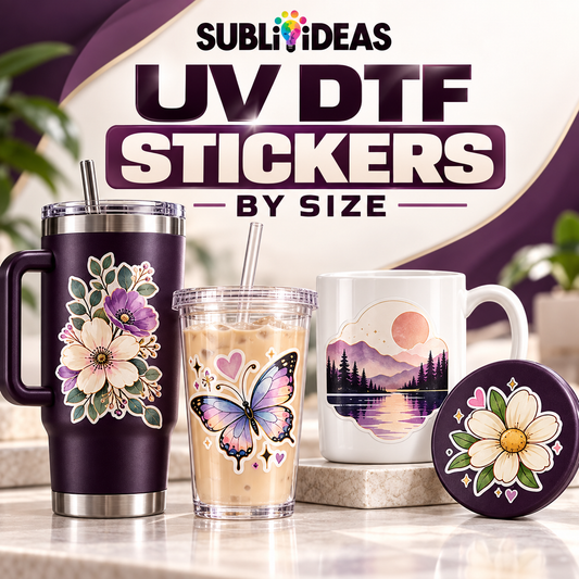 UV DTF Stickers By Size